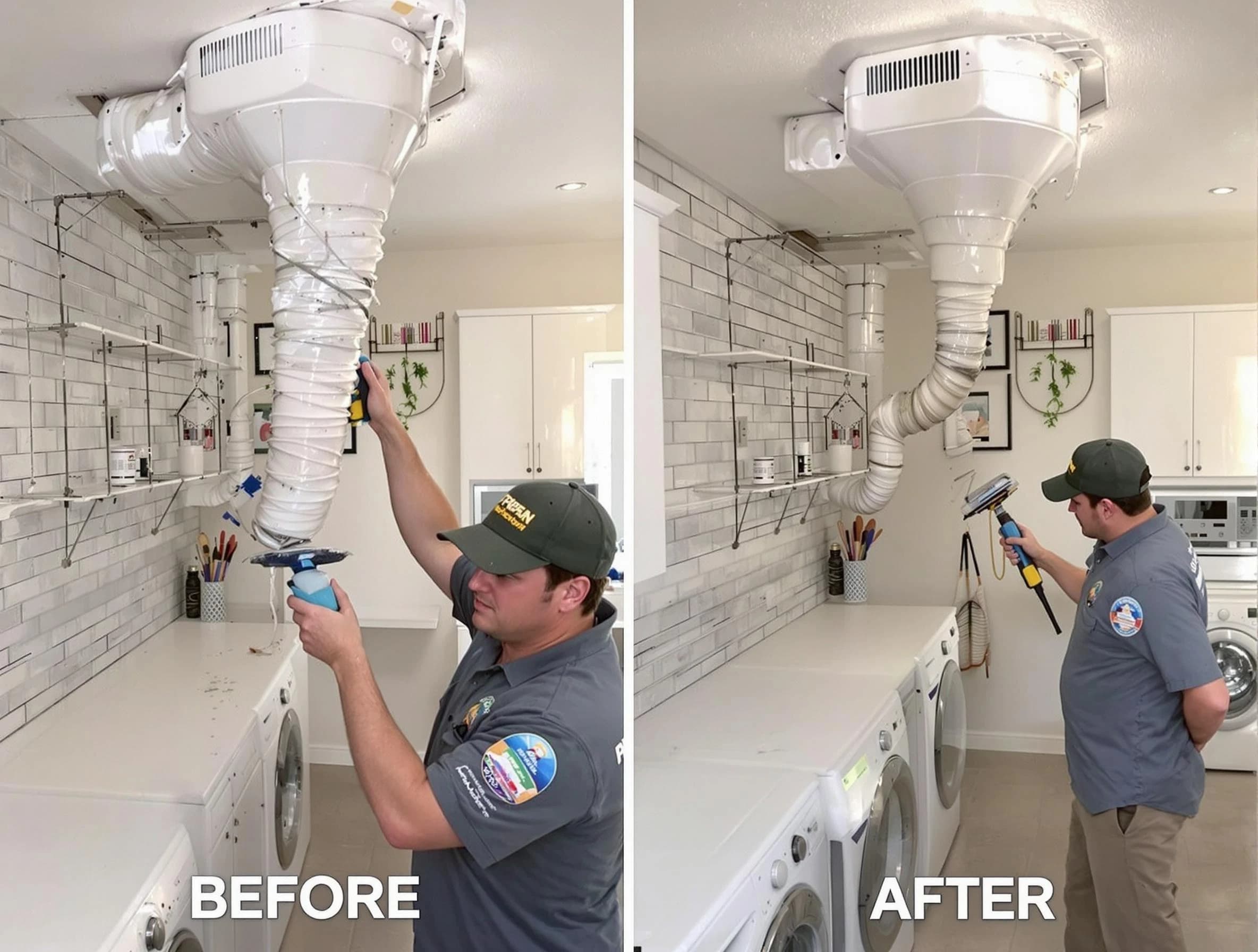 Professional dryer exhaust vent cleaning by Thompson's Station Dryer Vent Cleaning in Thompson's Station