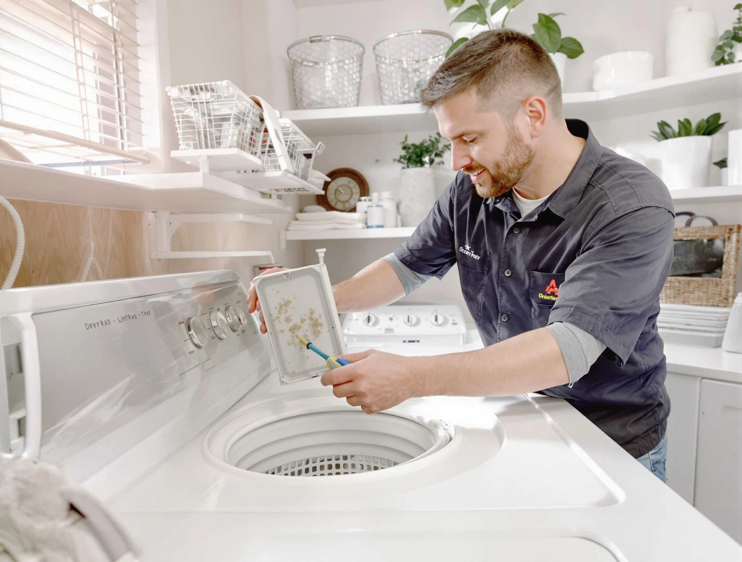 Cleaning Dryer Lint Trap in Thompson's Station